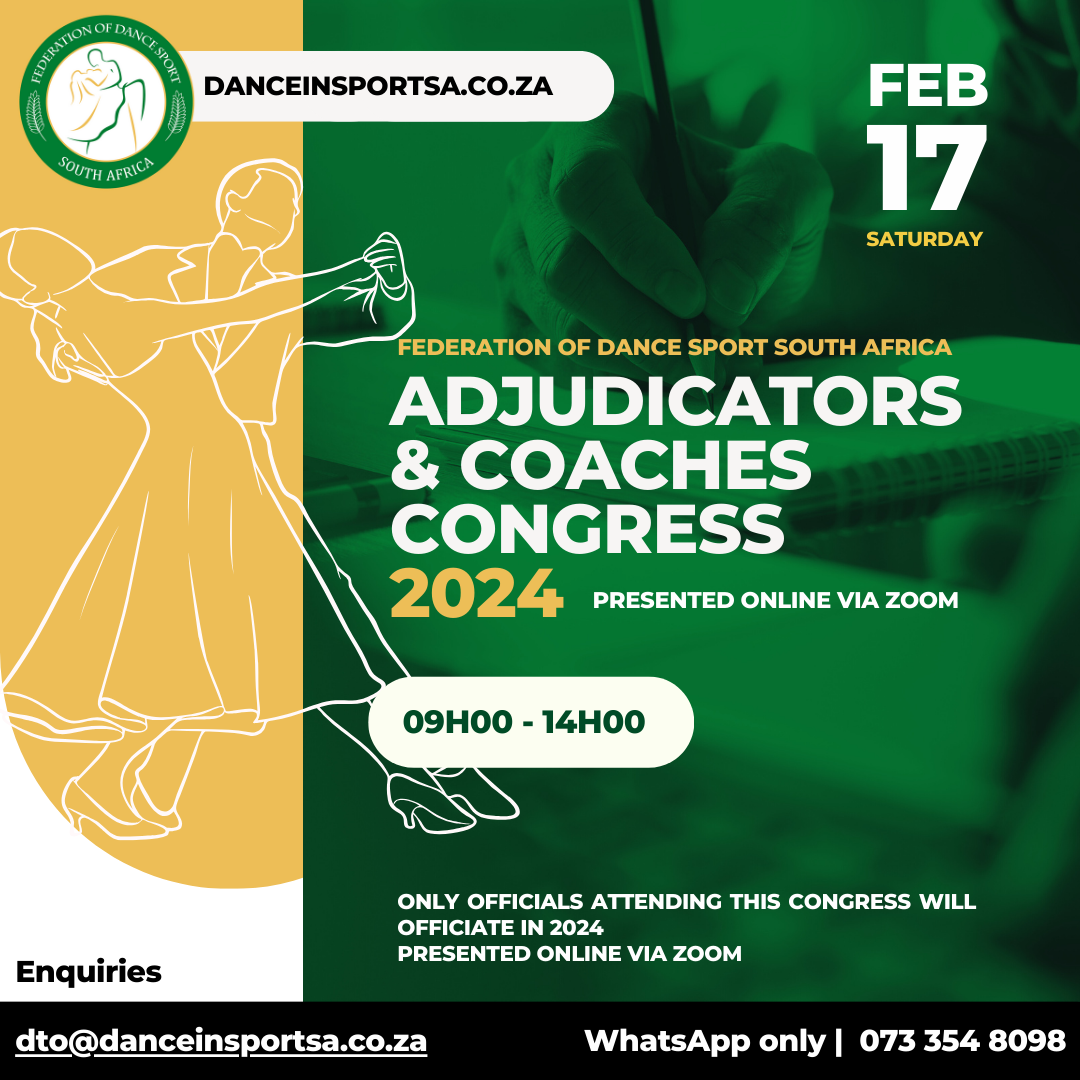 You are currently viewing 17 FEB: Adjudicators & Coaches Congress 2024