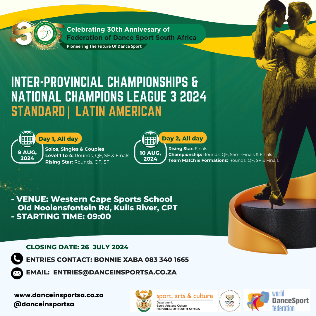 Read more about the article 9 -10 AUG: Entry Form for the Inter-Provincial Championships & National Champions League 3 at the  Western Cape Sports School