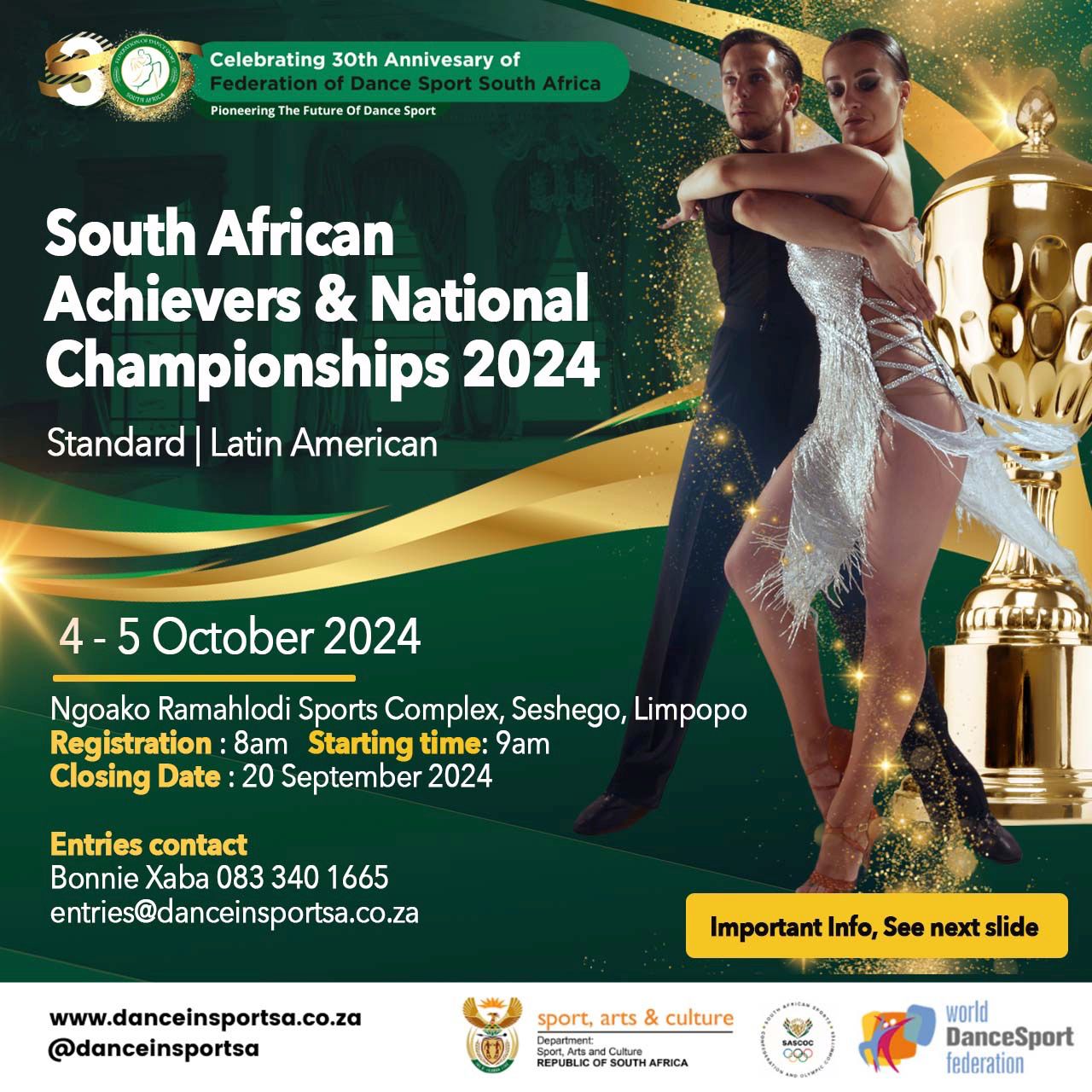 You are currently viewing 4 – 5 OCT: Entry Form for the South African Achievers & National Championships at the Ngoako Ramahlodi Sports Complex, Sheshego, Limpopo.