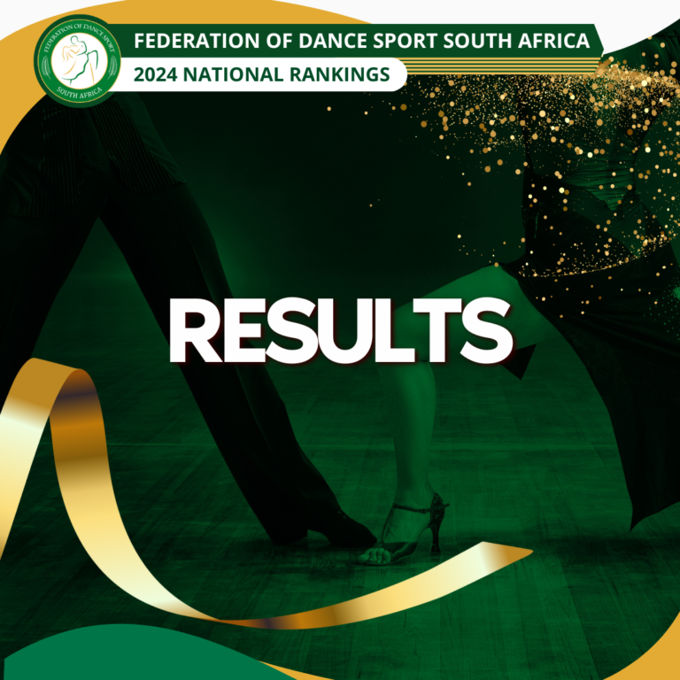 Read more about the article 2024 National Rankings for the National Champions League hosted by the Federation of Dance Sport South Africa