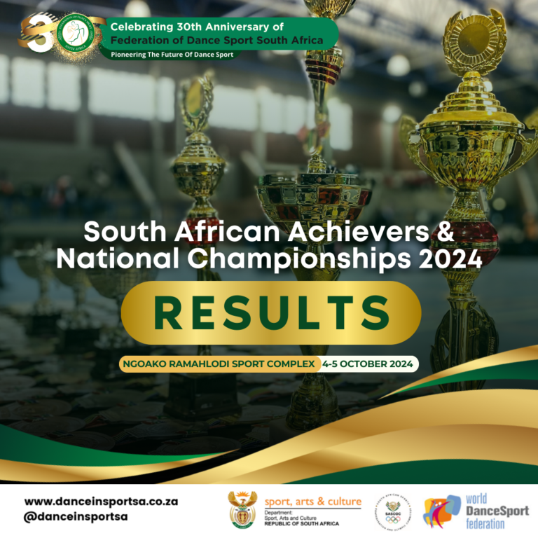 Results for the South African Achievers & National Championships 2024 from 4-5th October in Limpopo