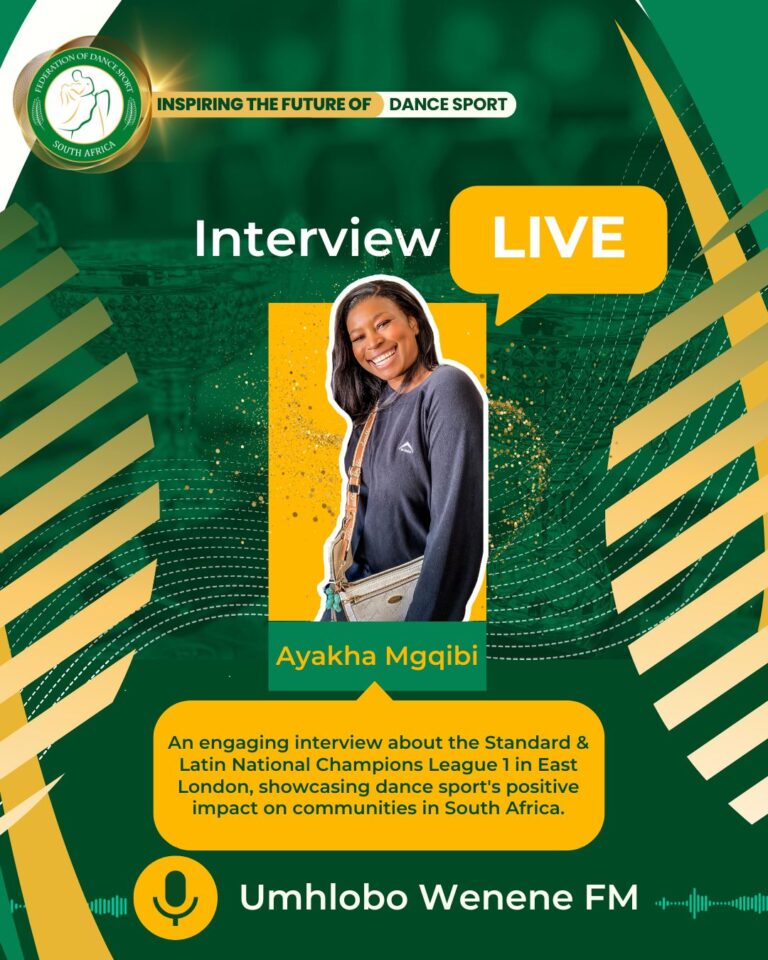 Empowering Young Dance Sport Athletes: Insights from Ayakha Mgqibi on UMhlobo Wenene FM
